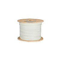 Black Box Cat6a 650-mhz Solid Ethernet Bulk Cable - Shielded (f/utp), Cmr Pvc, White, 1000-ft. (304.8-m) Spool (C6ABC50SWH1000)