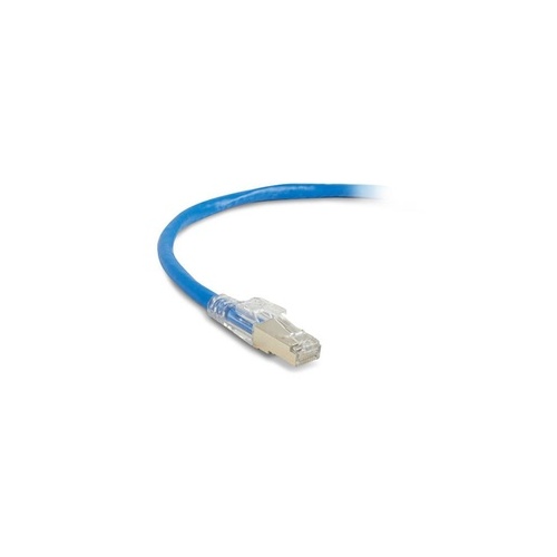 Black Box Cat6a 650-mhz Locking Snagless Stranded Ethernet Patch Cable-shielded (s/ftp), Cm Pvc (rj45 M/m), Blue, 15-ft. (4.6-m) (C6APC80SBL15)