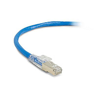 Black Box Cat6 250-mhz Locking Snagless Stranded Ethernet Patch Cable-shielded (s/ftp), Cm Pvc (rj45 M/m), Blue, 10-ft. (3.0-m) (C6PC70SBL10)