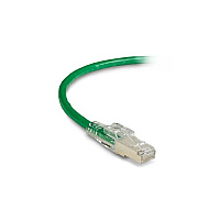 Black Box Cat6 250-mhz Locking Snagless Stranded Ethernet Patch Cable-shielded (s/ftp), Cm Pvc (rj45 M/m), Green, 20-ft. (6.0-m) (C6PC70SGN20)