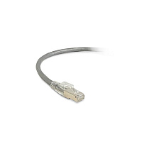 Black Box Cat6 250-mhz Locking Snagless Stranded Ethernet Patch Cable - Shielded (s/ftp), Cm Pvc (rj45 M/m), Gray, 2-ft. (0.6-m) (C6PC70SGY02)