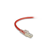 Black Box Cat6 250-mhz Locking Snagless Stranded Ethernet Patch Cable - Shielded (s/ftp), Cm Pvc (rj45 M/m), Red, 7-ft. (2.1-m) (C6PC70SRD07)