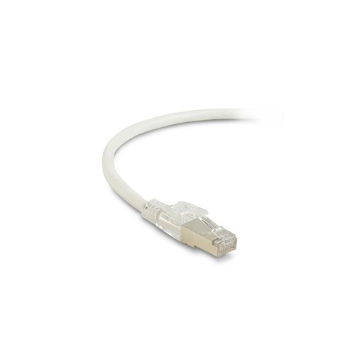 Black Box Cat6 250-mhz Locking Snagless Stranded Ethernet Patch Cable-shielded (s/ftp), Cm Pvc (rj45 M/m), White, 3-ft. (0.9-m) (C6PC70SWH03)