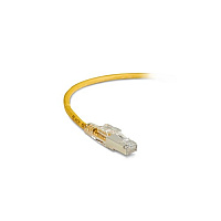 Black Box Cat6 250-mhz Locking Snagless Stranded Ethernet Patch Cable-shielded (s/ftp), Cm Pvc (rj45 M/m), Yellow, 1-ft. (0.3-m) (C6PC70SYL01)