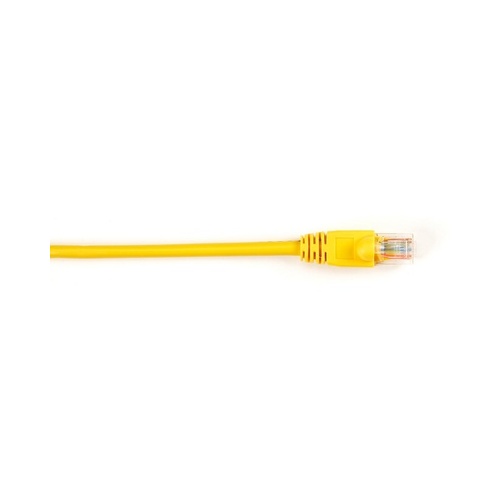 Black Box Cat5e 100-mhz Molded Snagless Stranded Ethernet Patch Cable-unshielded (utp), Cm Pvc (rj45 M/m), Yellow, 6-ft. (1.8-m) (CAT5EPC006YL)
