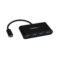 StarTech 4 Port Usb C Hub - C To A - Usb 3.0 Hub (HB30C4AB)