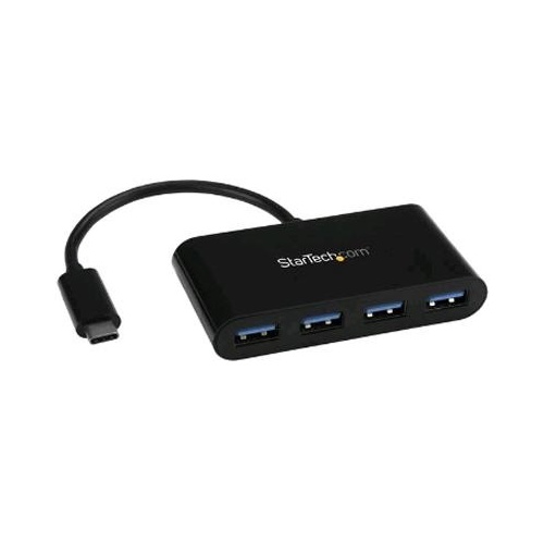 StarTech 4 Port Usb C Hub - C To A - Usb 3.0 Hub (HB30C4AB)