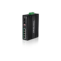 Trendnet 6-port Hardened Industrial Gigabit Poe+ Switch /w 2 Sfp (boost Voltage From 12/24/48/vdc To 55vdc) (TIPG62B)