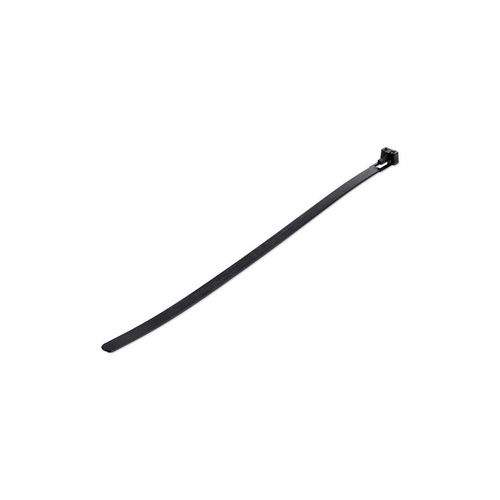 StarTech 10" Reusable Cable Ties, Nylon, 100 Pack (CBMZTRB10BK)