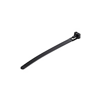 StarTech 5" Reusable Cable Ties, Nylon, 100 Pack (CBMZTRB5BK)