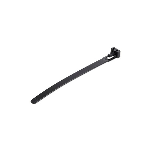 StarTech 5" Reusable Cable Ties, Nylon, 100 Pack (CBMZTRB5BK)