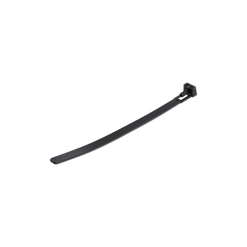 StarTech 6" Reusable Cable Ties, Nylon, 100 Pack (CBMZTRB6BK)