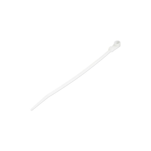 StarTech 6" Cable Ties W/ Mounting Hole, 100 Pack (CBMZTS10N6)