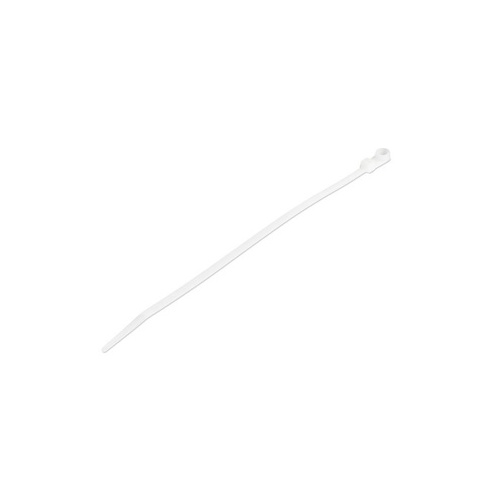StarTech 8" Cable Ties W/ Mounting Hole, 100 Pack (CBMZTS10N8)