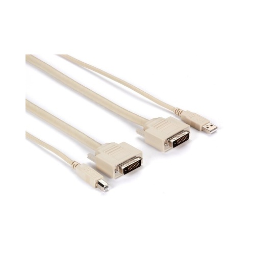 Black Box Kvm Cpu Cable - Dvi-d - Usb, 6-ft. (1.8-m) (EHN900025U0006)