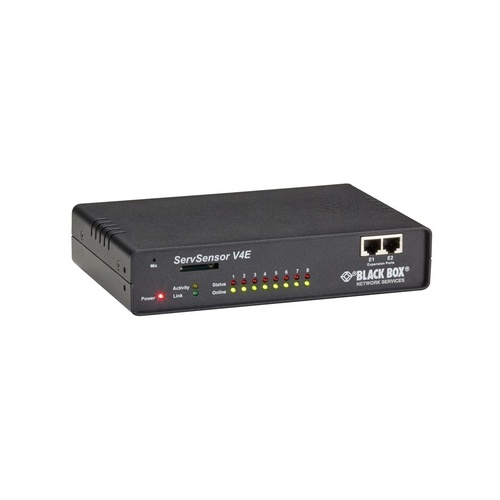 Black Box Gateway - Dual Temperature/humidity Sensor, (8) Sensors, (4) Video Inputs (EME134AR3)
