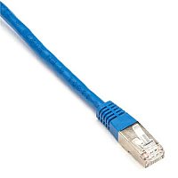 Black Box Cat5e 100-mhz Molded Slimline Stranded Ethernet Patch Cable - Shielded (f/utp), Cm Pvc (rj45 M/m), Blue, 3-ft. (0.9-m) (EVNSL0172BL0003)