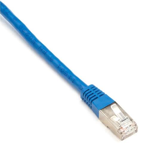 Black Box Cat5e 100-mhz Molded Slimline Stranded Ethernet Patch Cable - Shielded (f/utp), Cm Pvc (rj45 M/m), Blue, 3-ft. (0.9-m) (EVNSL0172BL0003)