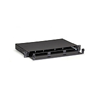 Black Box Rackmount Fiber Enclosure - 1u, Non-locking, 3-slot Adapter, Gsa, Taa (JPM427AR2)