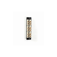 Black Box High-density Multimode Fiber Adapter Panel - Ceramic Sleeve, (6) St Duplex, Beige, Gsa, Taa (JPM460B)