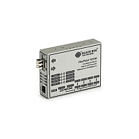Black Box Fast Ethernet (100-mbps) Media Converter - 10/100-mbps Copper To 100-mbps Singlemode Fiber, 1310nm, 28km, Lc, Gsa, Taa (LMC100ASMLCR2)