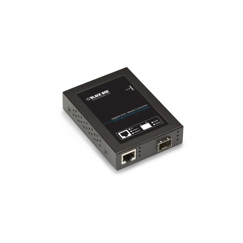 Black Box Gigabit Ethernet (1000-mbps) Poe+ Media Converter - 10/100/1000-mbps Copper To 1000-mbps Fiber Sfp, Gsa, Taa (LPS535ASFP)