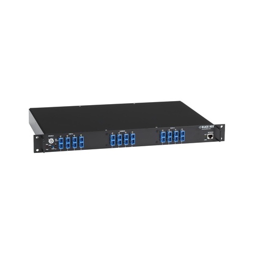 Black Box Rackmount Gang Switch - 19inch, 1u, (4) Duplex Multimode Sc, Network Manageable, Gsa, Taa (NBS004MA)
