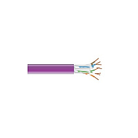 Black Box Cat6 550-mhz Solid Ethernet Bulk Cable - Unshielded (utp), Cmr Pvc, Purple, 1000-ft. (304.8-m) Pull-box, Gsa, Taa (EYN864APB1000)