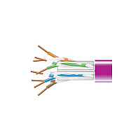 Black Box Cat6 550-mhz Solid Ethernet Bulk Cable - Unshielded (utp), Cmp Plenum, Purple, 1000-ft. (304.8-m) Pull-box, Gsa, Taa (EYN865BPB1000)
