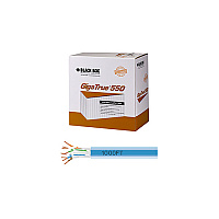 Black Box Cat6 550-mhz Solid Ethernet Bulk Cable - Unshielded (utp), Cmr Pvc, Blue, 1000-ft. (304.8-m) Pull-box, Gsa, Taa (EYN870APB1000)