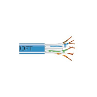 Black Box Cat6 550-mhz Solid Ethernet Bulk Cable - Unshielded (utp), Cmp Plenum, Blue, 1000-ft. (304.8-m) Pull-box, Gsa, Taa (EYN871BPB1000)