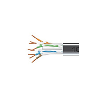 Black Box Cat6 550-mhz Solid Ethernet Bulk Cable - Unshielded (utp), Cmp Plenum, Black, 1000-ft. (304.8-m) Pull-box, Gsa, Taa (EYN881BPB1000)