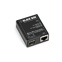 Black Box Gigabit Ethernet (1000-mbps) Media Converter - 10/100/1000-mbps Copper To 1000-mbps Fiber Sfp, Gsa, Taa (LMC4000A)