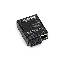 Black Box Gigabit Ethernet(1000-mbps) Media Converter-10/100/1000-mbps Copper To 1000-mbps Multimode Fiber,850nm,0.5km,sc,gsa,taa (LMC4002A)