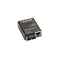 Black Box Fast Ethernet Media Converter - 10/100/1000-mbps Copper To 100-mbps Multimode Fiber, 1310nm, 5km, Sc, Gsa, Taa (LMC402A)
