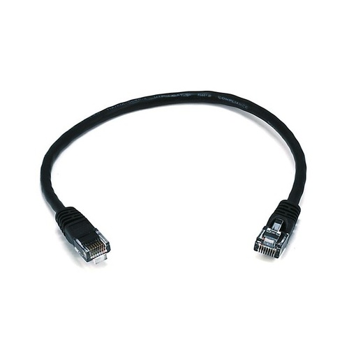 Monoprice Cat5e 24awg Utp Patch Cable_ 1ft Black (2125)