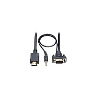 Tripp Lite Hdmi To Vga Converter Active + 3.5mm 6ft (P566006VGAA)