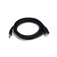 Monoprice Usb 2 A M/ A Fem Exten 28/24awg Cbl10ft (5434)