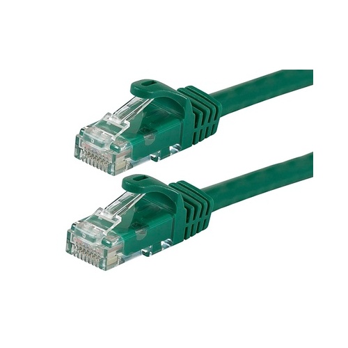 Monoprice Flexboot Cat5e 24awg Cable_ 7ft Green (11384)