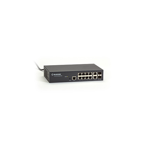 Black Box Gigabit Ethernet(1000-mbps)managed Switch-(8)10/100/1000-mbps Copper Rj45,(2)100/1000-mbps Dual-media Rj45/sfp,gsa,taa (LGB1110A)