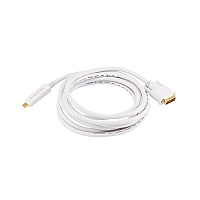 Monoprice Mini Displayport To Dvi Cable-white 10ft (6000)
