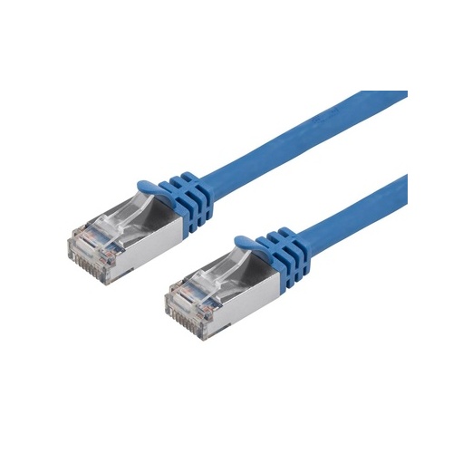 Monoprice Cat7 Shielded (s/ftp) Cable_ 15ft Blue (13662)