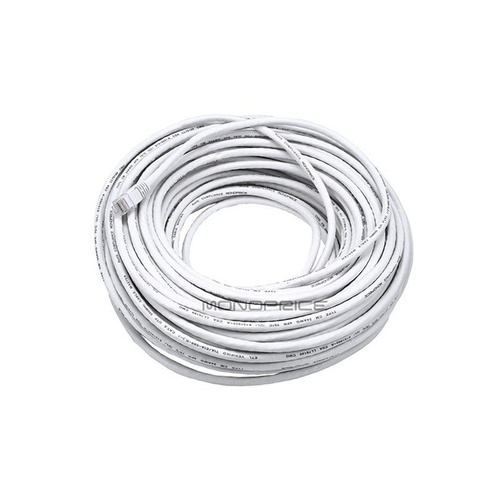 Monoprice Cat6 Utp Patch Cable_ 100ft White (2333)