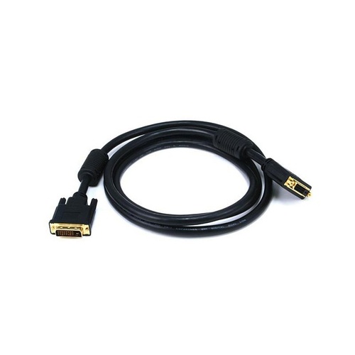 Monoprice Dual Link Dvi-d M/f Ext Cable, Black 6ft (3546)