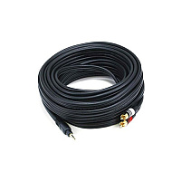 Monoprice Stereo M To 2rca M Cable 35ft - Black (5602)