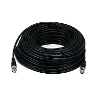 Monoprice Rg/58 Au 48% Braid - Black 100ft (6918)