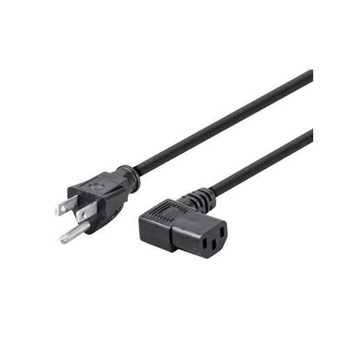 Monoprice Right Angle Power Cord Cable 15ft (7686)