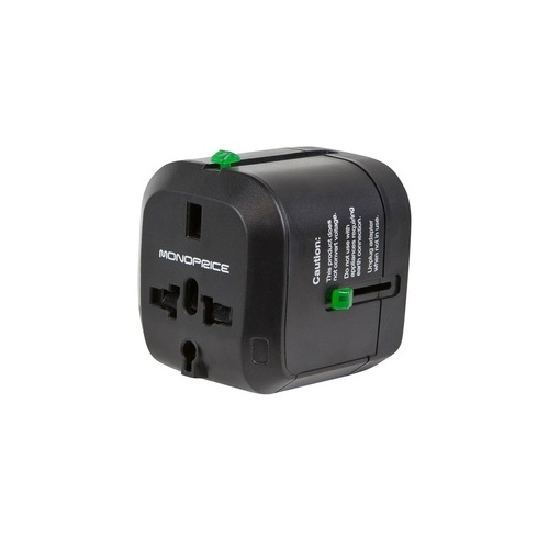 Monoprice Compact Cube Universal Travel Adaptor (9876)