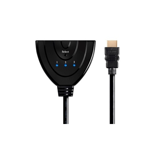 Monoprice Blackbird 4k 3x1 Hdmi Pigtail Switch (15251)