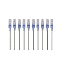 Monoprice Slim Cat6a Cable - 10pk_ 7ft Bule (15163)